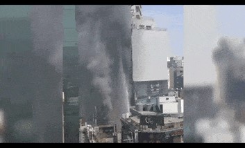 过火面积约1000平米!安全观影,正确逃生