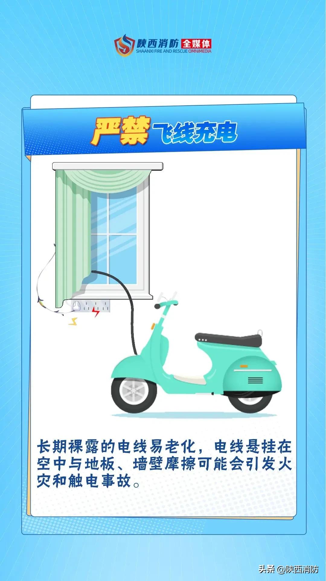 陕西1月发生8起电动自行车火灾