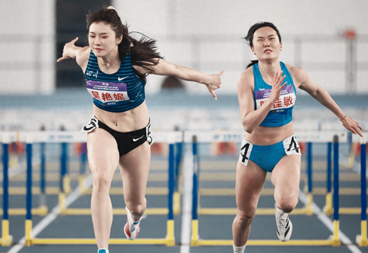 又美又飒!吴艳妮连超3人夺第二冠,田径女神发声:自信女人最美