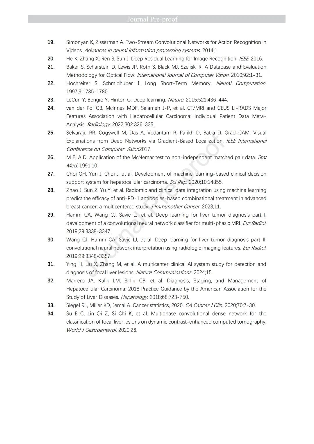 JHepatol丨基于超声造影的肝脏局灶性病变多分类诊断智能模型