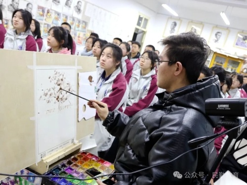 丹青育桃李翰墨绘人生——民勤四中开展美术教学交流研讨活动