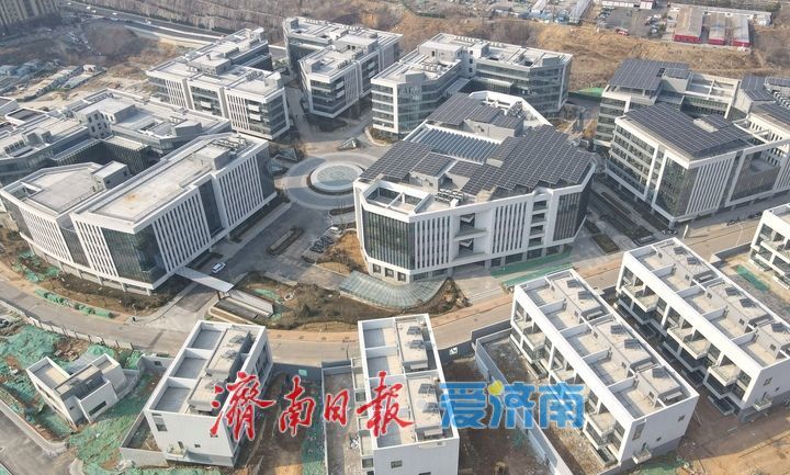 山东未来云谷项目园区展现新貌