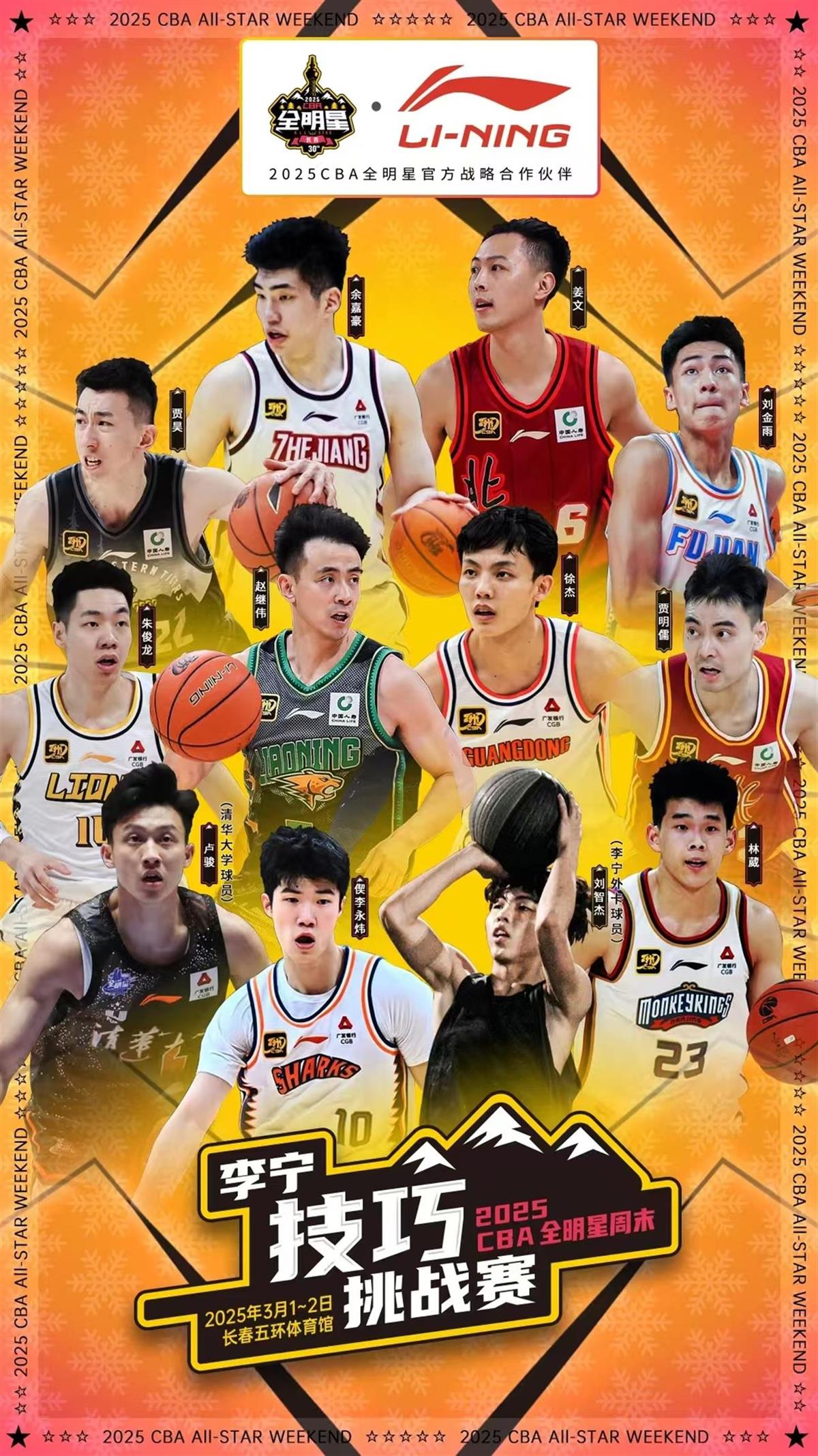CBA全明星周末来了,这些看点不容错过